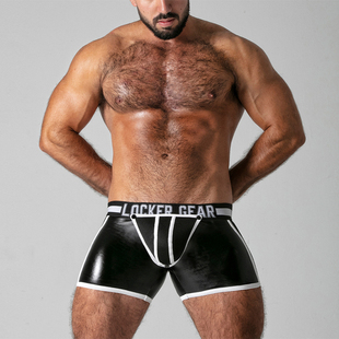 平角内裤 可拆卸囊袋网眼性感拉链后开男士 LK0523 GEAR LOCKER