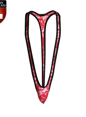 【现货】Andrew Christian U凸透视性感蕾丝男士连体内裤AC90893