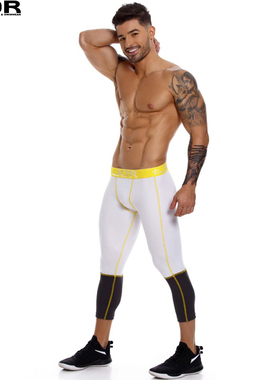 JOR  时尚撞色标志男士运动长裤 紧身跑步弹力训练时尚 1169