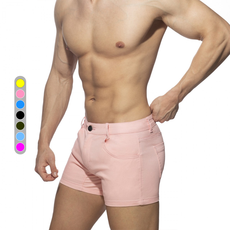 ADDICTED低腰透气休闲三分短裤