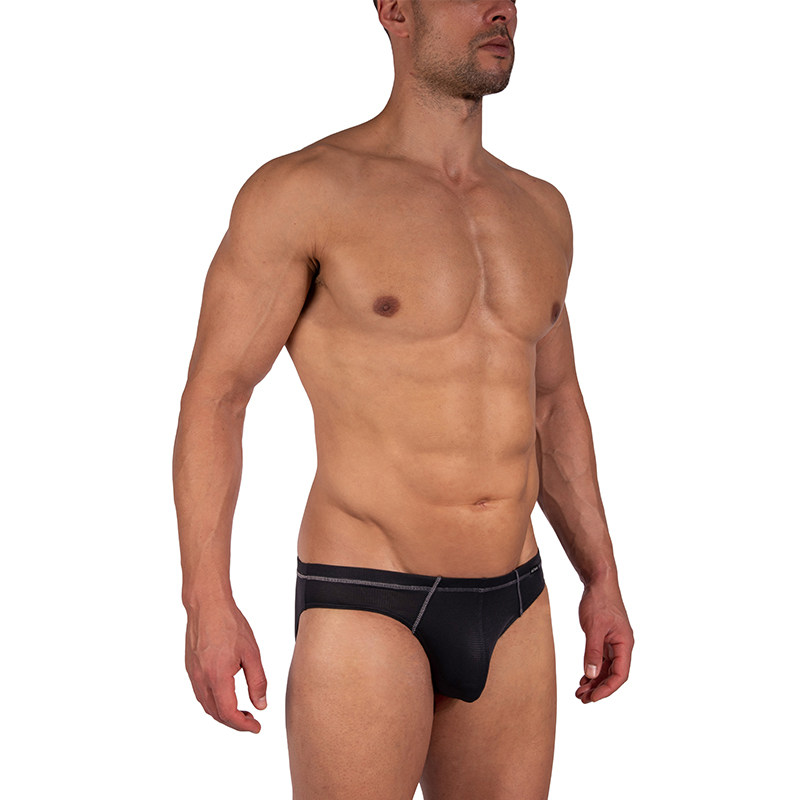 OLAFBENZ弹力网眼低腰三角内裤