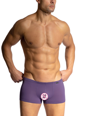 OLAF BENZ 立体囊袋透气舒适透视条纹低腰男士平角内裤 1-05830