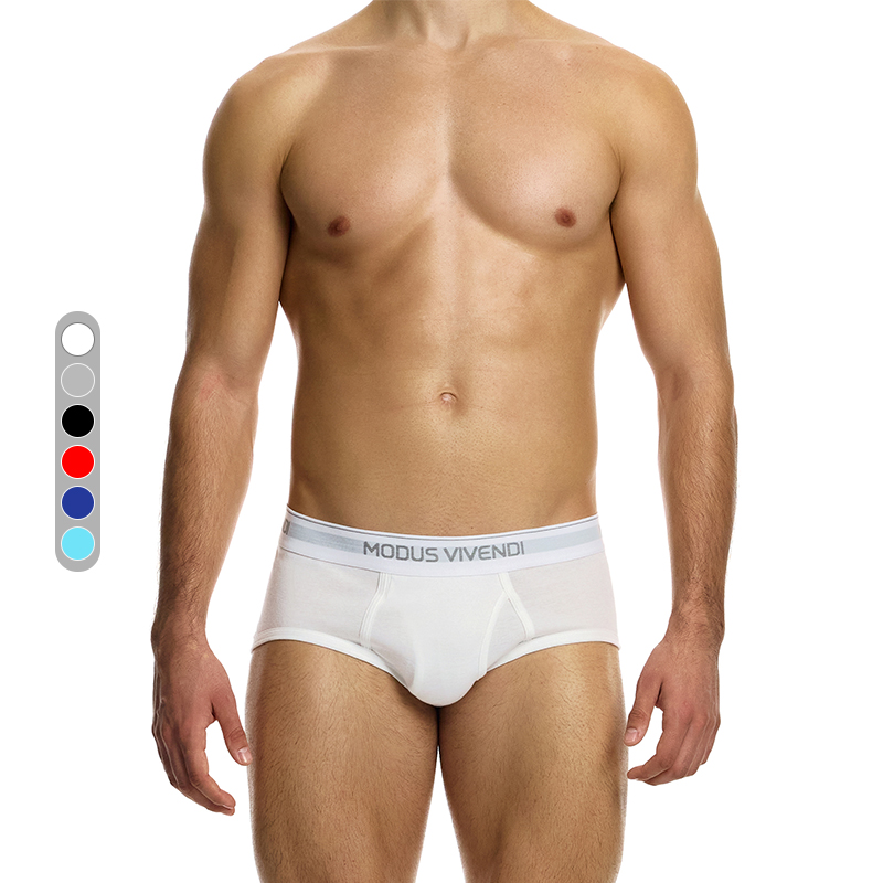 MV复古罗纹棉柔软性感三角内裤