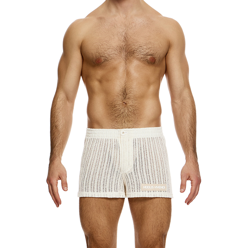 MV复古编织柔软性感低腰平角内裤