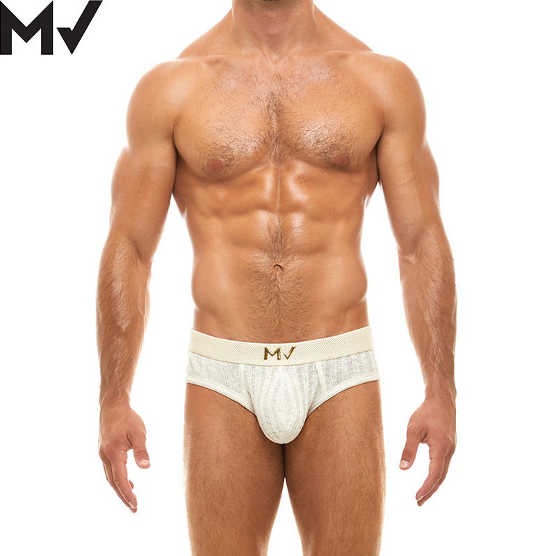 MV复古奢华针织提臀低腰三角裤