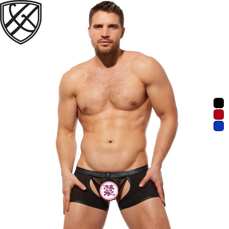 GREGGHOMME吊环透视男平角内裤