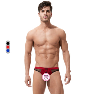 GREGG HOMME 复古吊环透视双丁丁字裤 性感丝滑低腰运动 85034