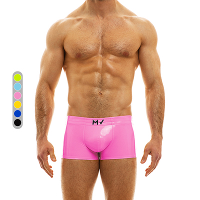 MV光泽PU舒适低腰男士平角内裤