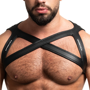 肩带 仿皮野狼性感弹力交叉派对运动男士 ICARO HARNESS SPARTAS
