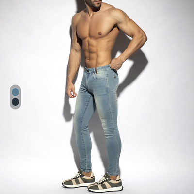 ESCOLLECTION男士牛仔长裤