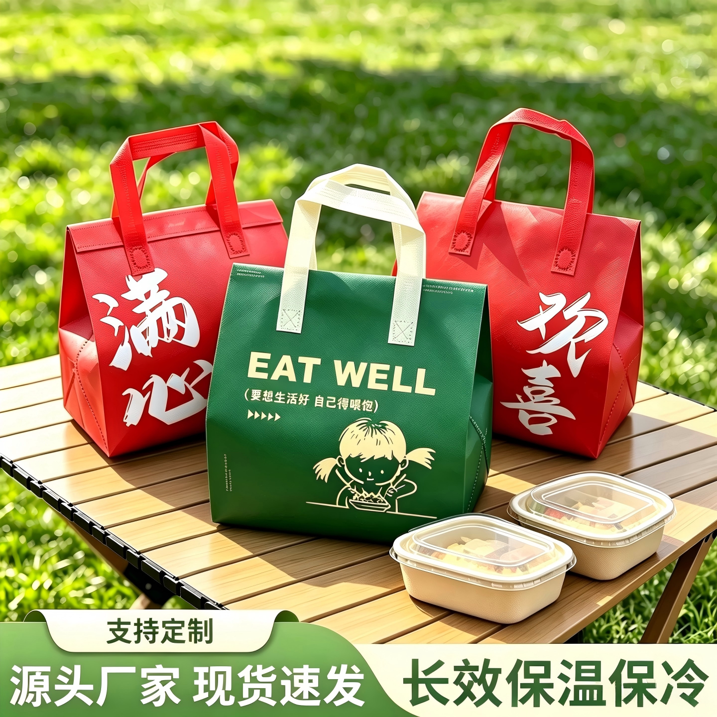 一次性外卖无纺布袋环保食品级