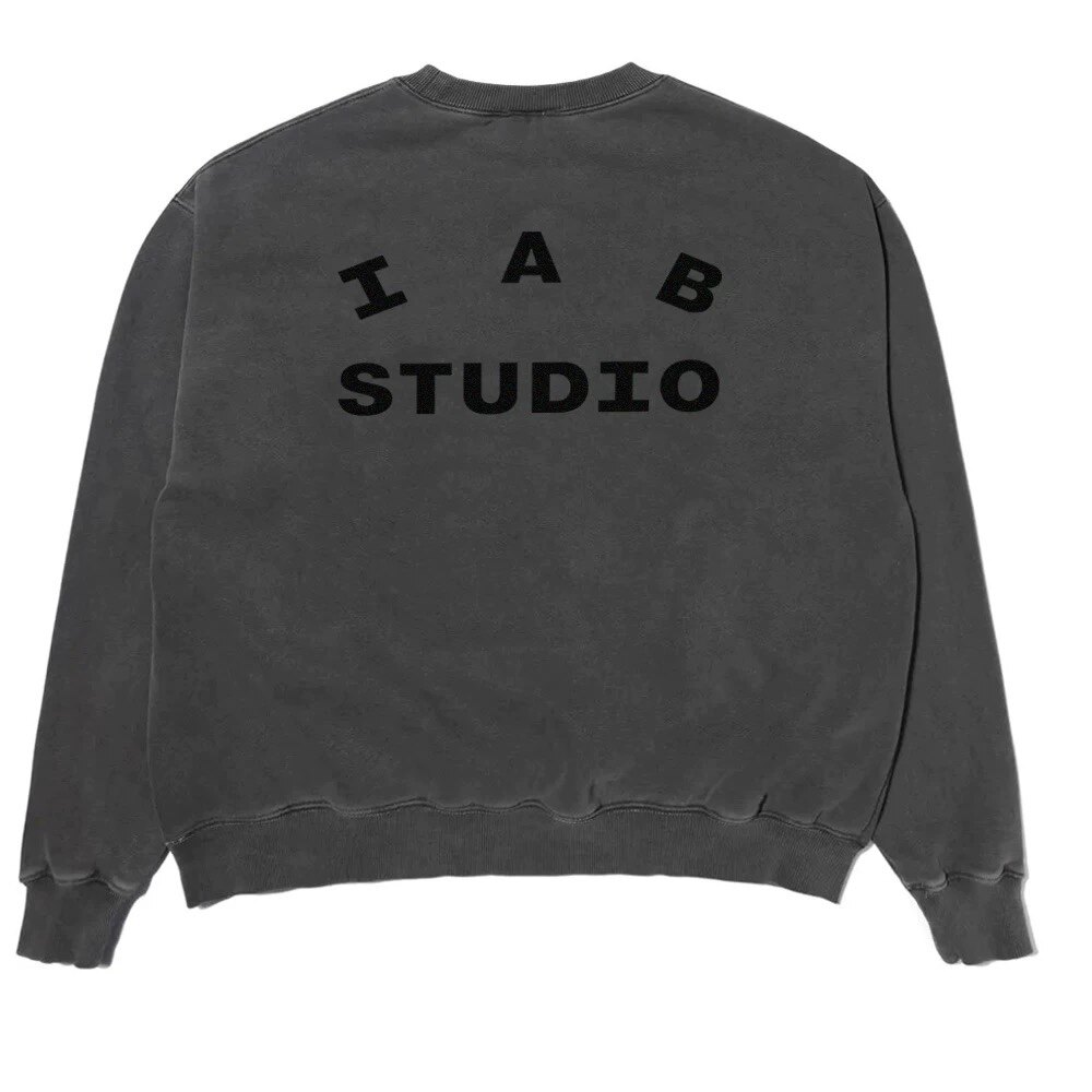 IAB STUDIO加绒男女通用高品质秋冬卫衣长袖套头外套情侣