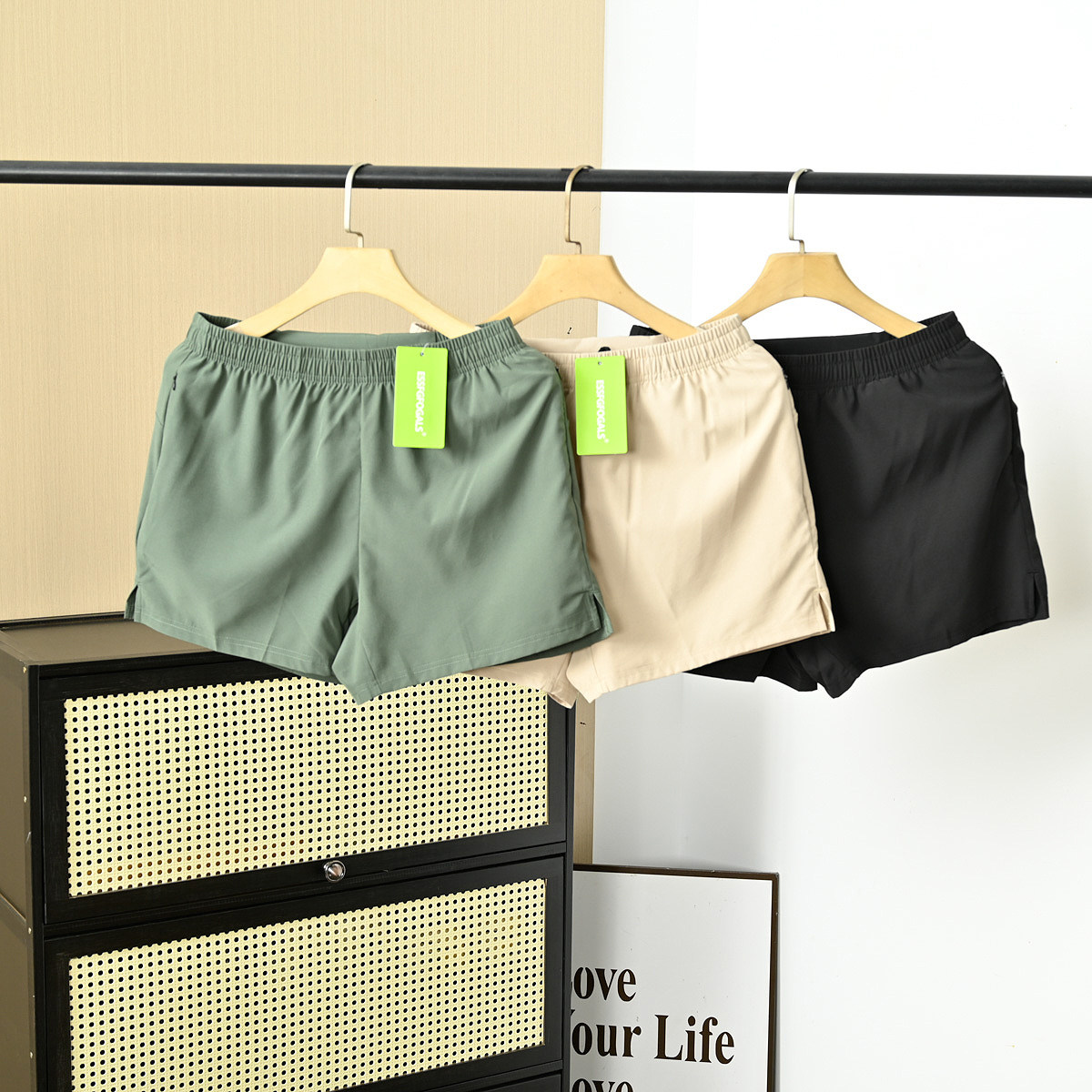 户外梭织三分裤！轻薄透气！吸湿排汗！夏季男士运动跑步休闲短裤,男装,休闲裤,淘宝优惠券,粉丝福利购,淘宝优惠卷