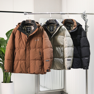 石墨烯蓄热内里！户外防风防泼水！冬季男士加厚保暖连帽棉服外套