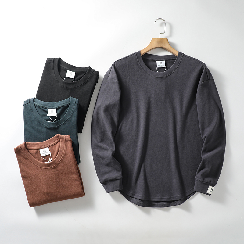 双面德绒温润保暖长袖T恤打底衫