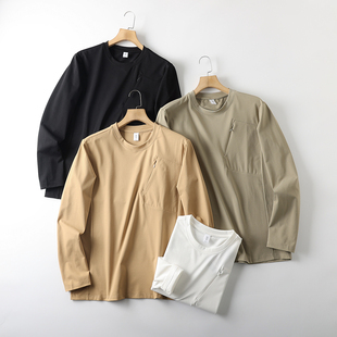 打底T恤衫 机能运动风 轻量化速干透气跑步骑行长袖 男士 3D立裁