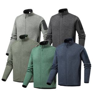 300克亲肤抓绒！3D立裁版！弹力舒适！秋冬男士立领防风保暖外套