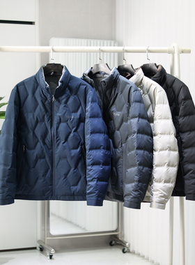 双面可穿！90绒+压胶分仓充绒！冬季男士立领加厚保暖羽绒服外套