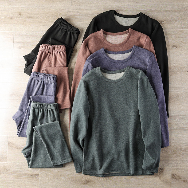 德绒37.1°C温暖保暖秋衣裤套装