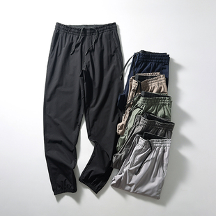 速干防泼水面料 休闲裤 冰凉透气 jogger束口版 男士 户外机能裤