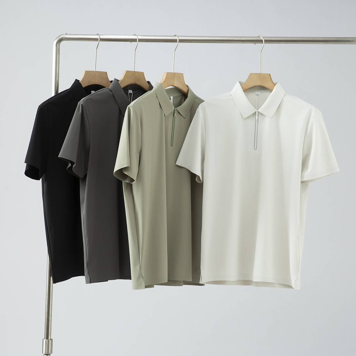 冰肌速干抗菌透气商务防晒polo衫