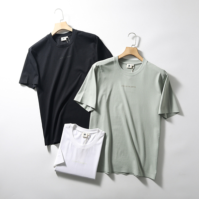 字母压胶排湿吸汗凉感短袖T恤衫