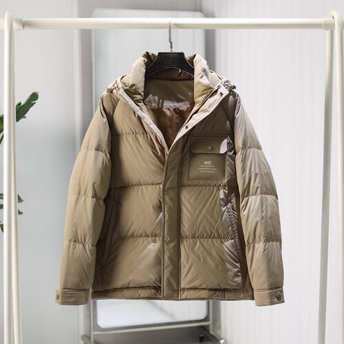 防泼水90鸭绒抗寒保暖加厚羽绒服