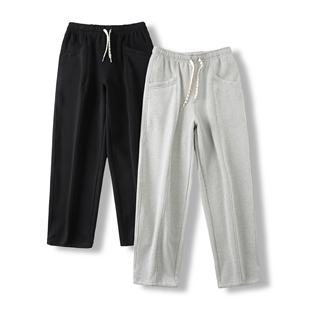 加绒加厚 松紧腰宽松休闲百搭卫裤 立体剪裁 男士 冬季 轻暖有型