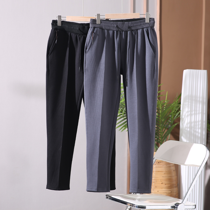 挺括有型防风保暖立体中缝直筒裤