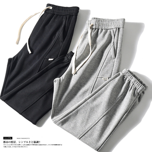 高支棉混纺 松紧腰束脚运动休闲卫裤 春季 男士 新款 Jogger慢跑裤