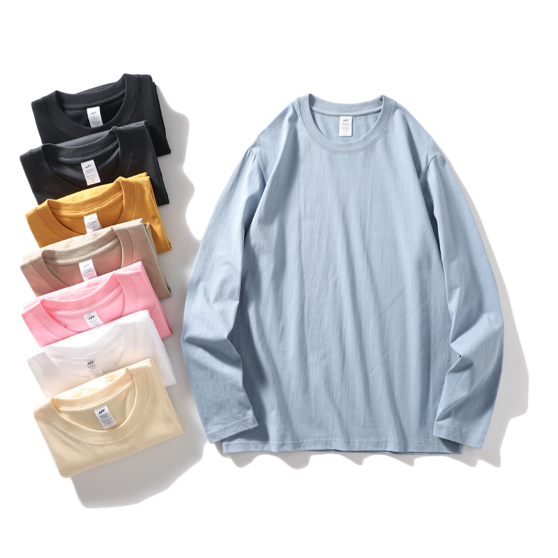 220克重亲肤舒适全棉长袖打底衫