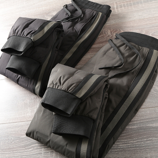 男全压胶90白鸭绒束脚羽绒休闲裤 诚意推荐 新品 暖炉 冬季