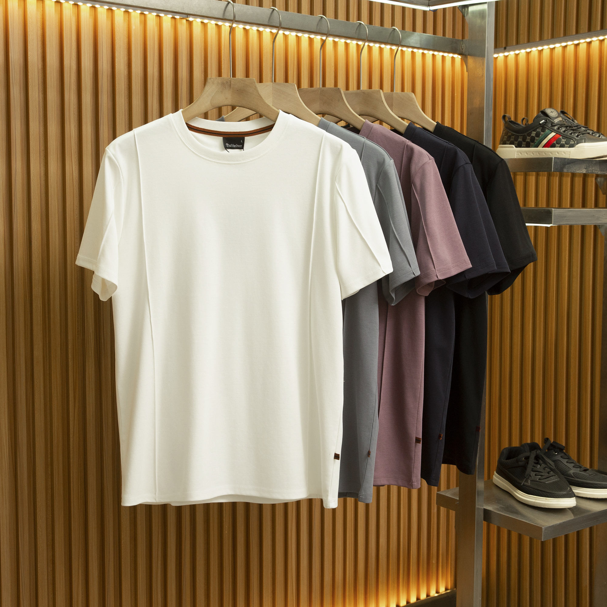 液氨丝光匹马棉舒适细腻短袖T恤