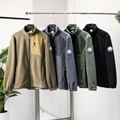 轻暖御寒 聚热保暖 秋冬款 双面蓄热摇粒绒 男士 立领抓绒衣夹克