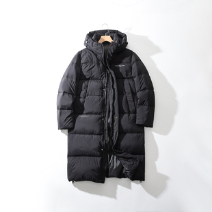 高端防寒服！245g高充绒！男女款加厚90绒连帽长款抗寒保暖羽绒服
