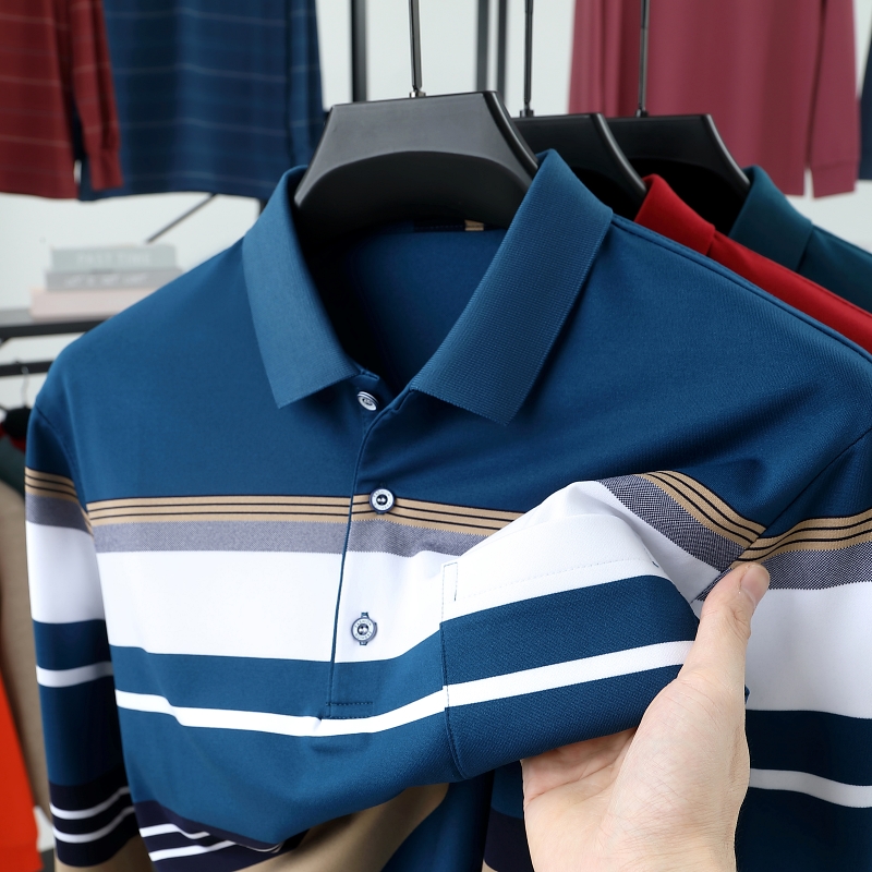 舒爽透气翻领polo衫远东鸟男士
