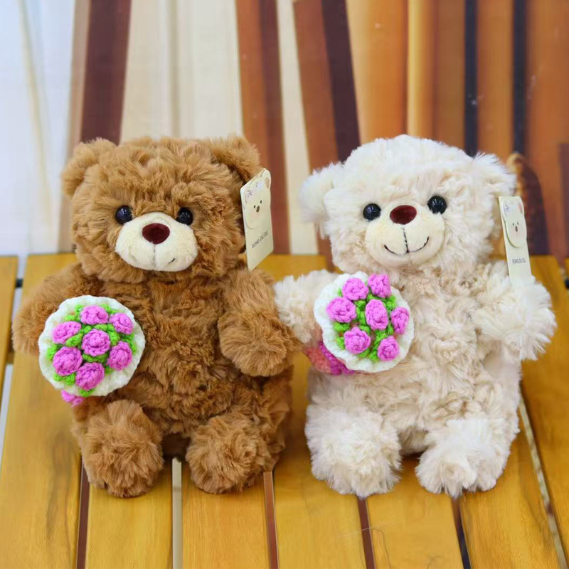 可爱花束小熊毛绒公仔安抚礼物