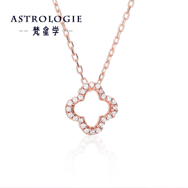 梵星学纯银细链锁骨链女项链