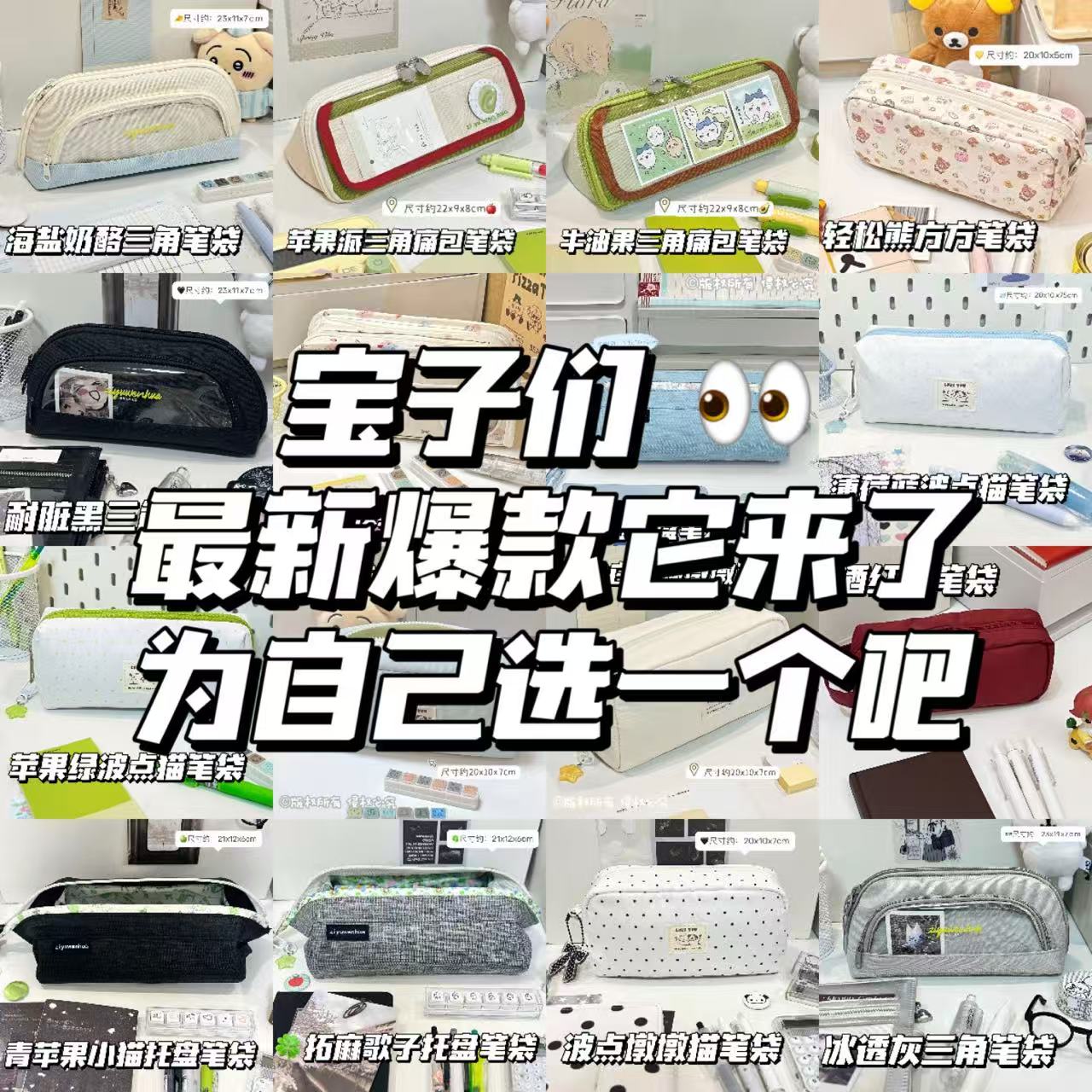 2026笔袋合集ins小红书热销同款