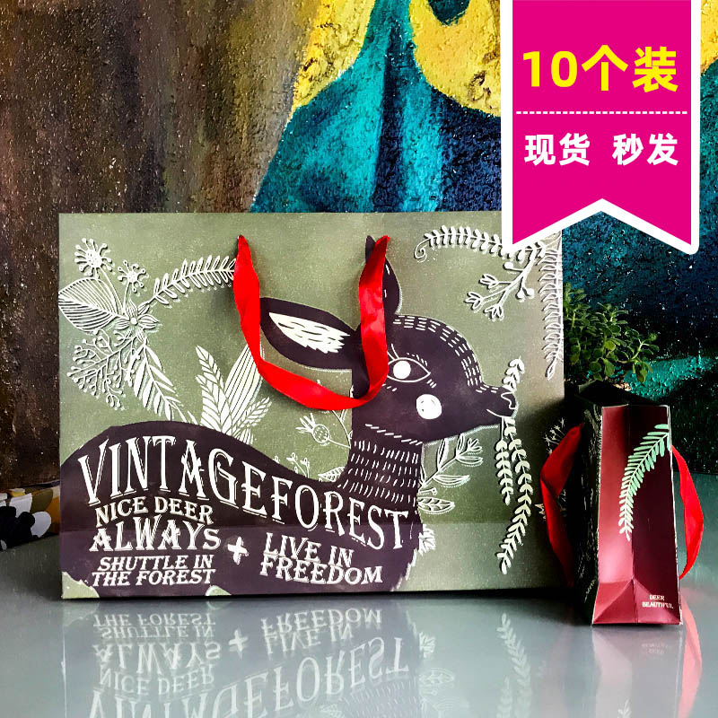 高档手提袋定制服装店圣诞节