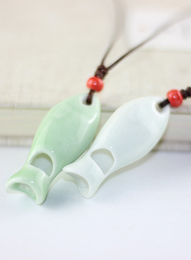 首饰品首饰陶瓷毛衣链情侣