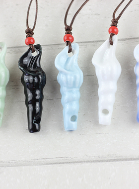 陶瓷毛衣挂件配饰百搭装饰项链