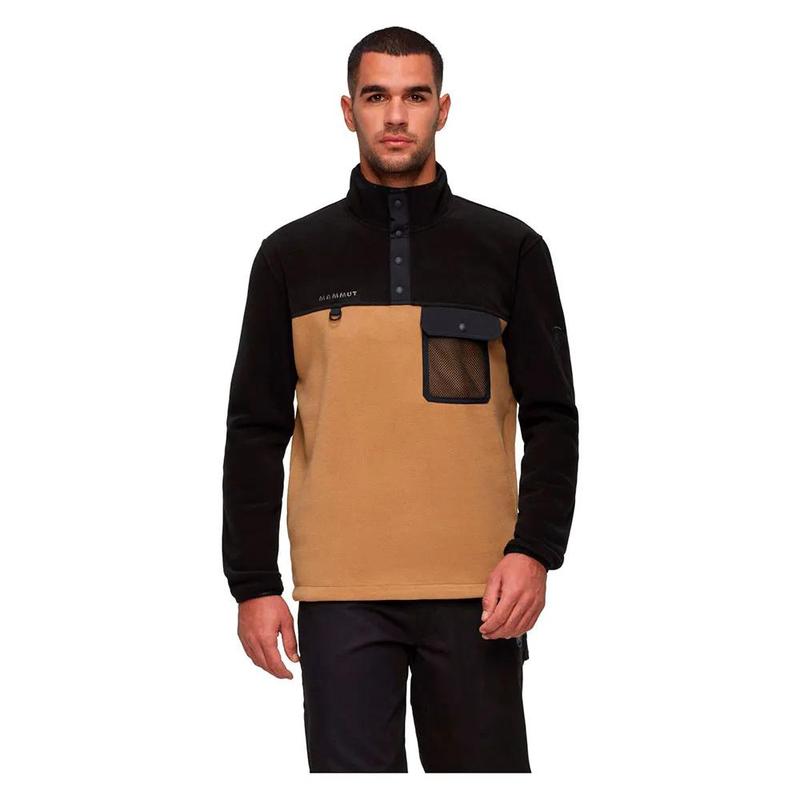 代购Mammut男士抓绒衣保暖透气防风户外上衣立领长袖男式抓绒衫