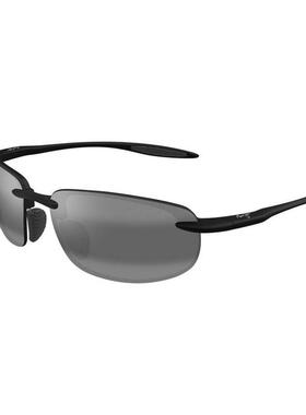 代购MauiJim男士太阳镜防紫外线偏光高清视野抗眩光半框黑色