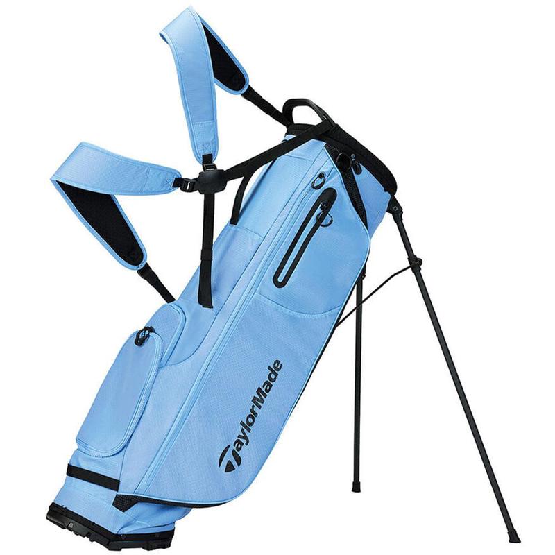 Taylormade男士高尔夫球包可站立4向分隔便携支撑杆设计蓝色轻质
