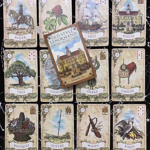 老式雷诺曼38张新手桌游卡牌玩具