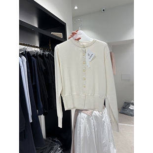 推荐 CREAM 新品 针织衫 亚麻开衫 时尚 P韩国直邮㊣女装 人气热卖