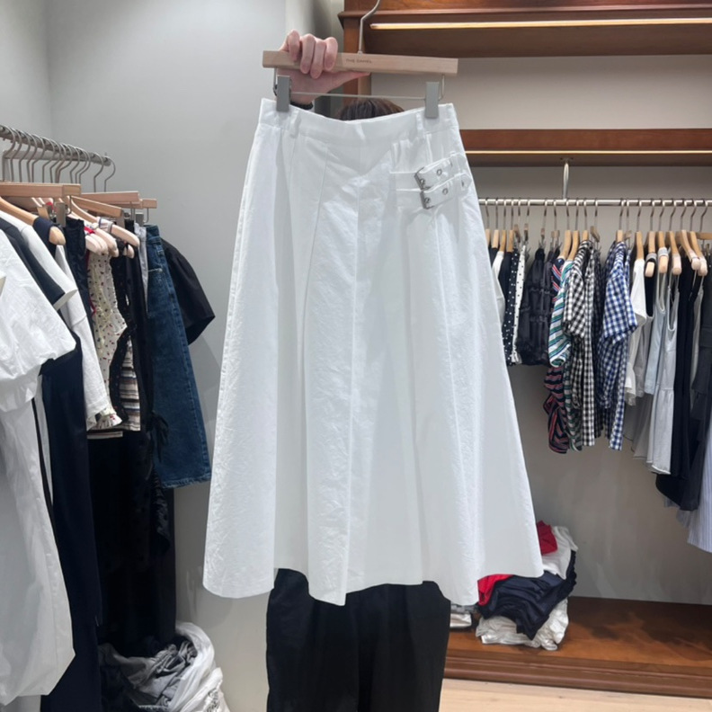 the came_l家东大门㊣代购女士新品25春夏半身裙中短裙百褶