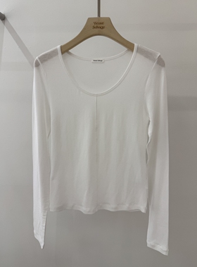 Weave Selvage韩国直邮㊣女士新品26春夏推荐热卖时尚长袖T恤
