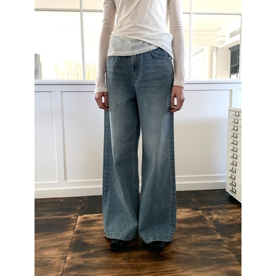 BOWIE㊣韩国直邮实拍女士新款推荐26春夏人气休闲热卖牛仔裤